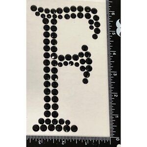 Recollections Halloween Bling Rhinestone Gem Embellishment " F " 353831